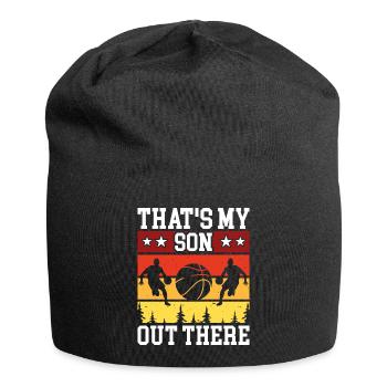 Basketball Papa Maman - Bonnet en jersey - noir - Devant
