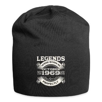 Octobre Millésime 1969 Cadeau 54ème anniversaire - Bonnet en jersey - noir - Devant