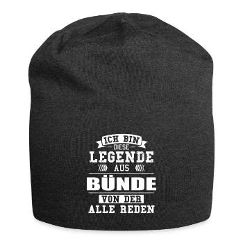 Stadt Bünde Deutschland Legende Spruch - Jersey-Beanie - Anthrazit - Vorne