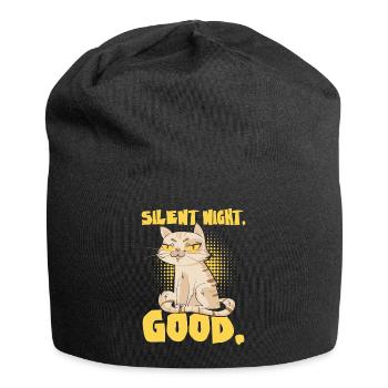 Nuit silencieuse - Bonnet en jersey - noir - Devant