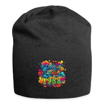 Funky Geburtstag: August 1988 - Psychadelic - Jersey-Beanie - Schwarz - Vorne