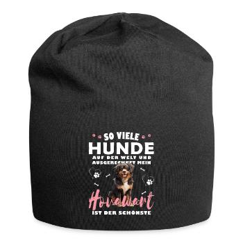 So viele Hunde auf der Welt - Hovawart - Jersey-Beanie - Schwarz - Vorne