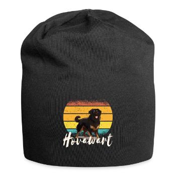 Hovawart besitzer Bauernhund Reinrassig - Jersey-Beanie - Schwarz - Vorne