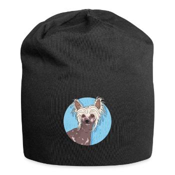 Chinese Crested Chinese Crested Gift - Jersey Beanie - black - Front