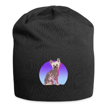 Chinese Crested Chinese Cresteds Gift - Jersey Beanie - black - Front