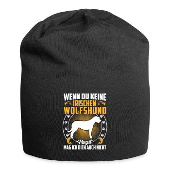 Irischer Wolfshund nicht mögen Windhund - Jersey-Beanie - Schwarz - Vorne