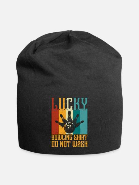 Bowling - Jersey-Beanie - Schwarz