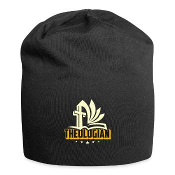 Théologie, Théologien, Philosophe, Bible, Théologien - Bonnet en jersey - noir - Devant