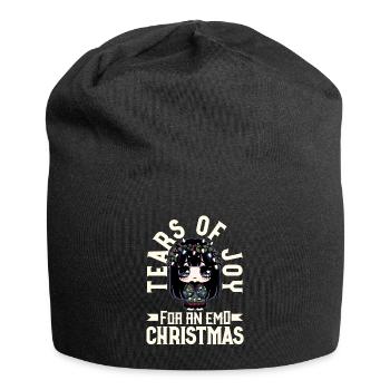 Tears of Joy for an Emo Christmas Emocore - Jersey-Beanie - Schwarz - Vorne