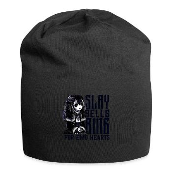 Sonnerie Slay Bells pour Emo Hearts Emocore Esthétique - Bonnet en jersey - noir - Devant