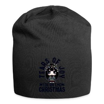 Tears of Joy for an Emo Christmas Emocore - Jersey-Beanie - Schwarz - Vorne