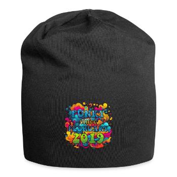 Funky Birthday: Février 2019 - Psychadelic - Bonnet en jersey - noir - Devant