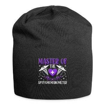 Blood Pressure Monitor - STNA State Tested Nursing - Jersey Beanie - black - Front