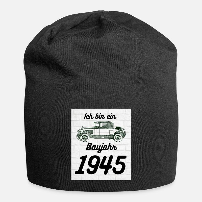 Oldtimer 1945 - Jersey-Beanie - Schwarz