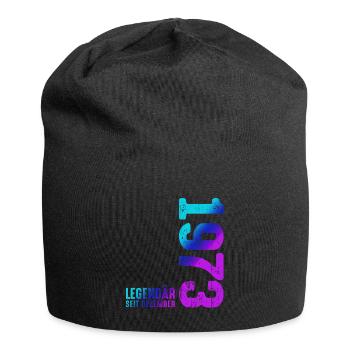 Since December 1973 Year 1973 Retro Vintage 1973 - Jersey-Beanie - Schwarz - Vorne