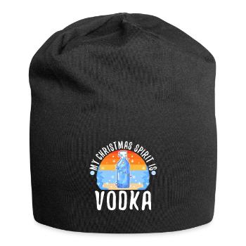 Mon de Noël est la vodka - Bonnet en jersey - noir - Devant