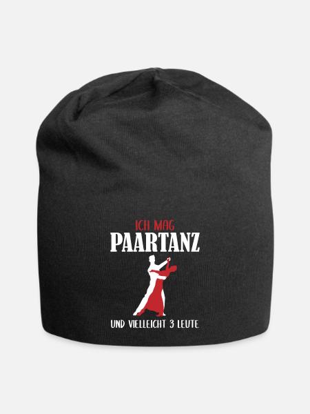Leidenschaft für Paartanz und Wenige Menschen - Jersey-Beanie - Schwarz