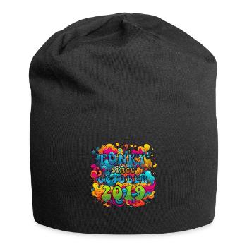 Funky Birthday: Octobre 2019 - Psychadelic - Bonnet en jersey - noir - Devant