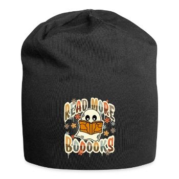 Read More Boooks Reading Books Halloween - Jersey Beanie - black - Front