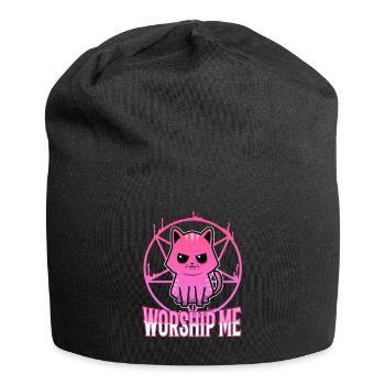 Worship me - Jersey Beanie - black - Front
