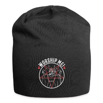 Worship me - Jersey Beanie - black - Front