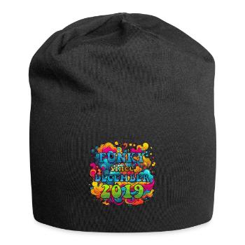 Funky Birthday: Décembre 2019 - Psychadelic - Bonnet en jersey - noir - Devant