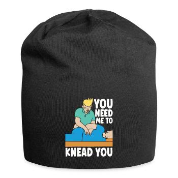 Massage Therapist You Need Me To Knead Masseuse - Jersey Beanie - black - Front