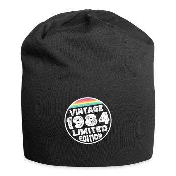 Vintage 1984 Birthday Gift Birthday Party - Jersey Beanie - black - Front