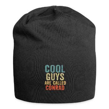 Cool guys are called conrad - Jersey-Beanie - Schwarz - Vorne