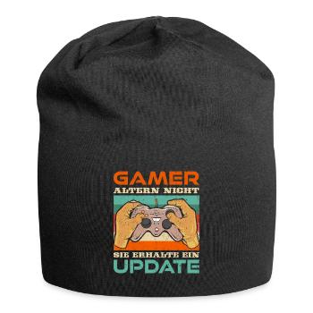 Gamer Altern nicht Sie erhalten ein Update B-Day - Jersey-Beanie - Schwarz - Vorne