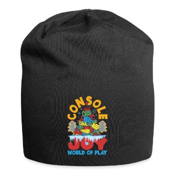 Mode inspirée du jeu Jeux sur le thème des Fêtes - Bonnet en jersey - noir - Devant