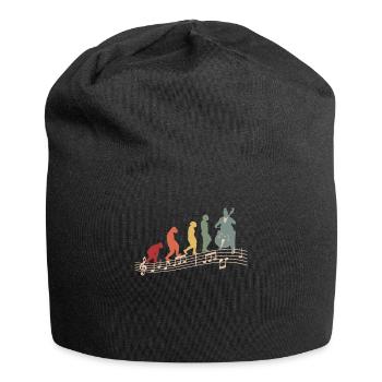 Violoncelliste Musicien Collo Music Vintage - Bonnet en jersey - noir - Devant