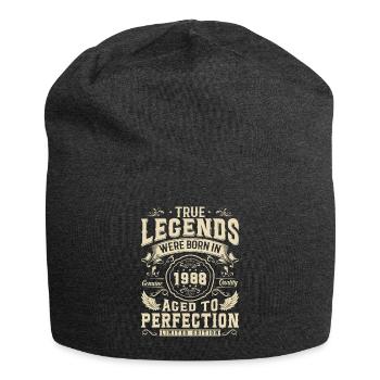 Legendary Born in 1988 - Jersey Beanie - charcoal grey - Front