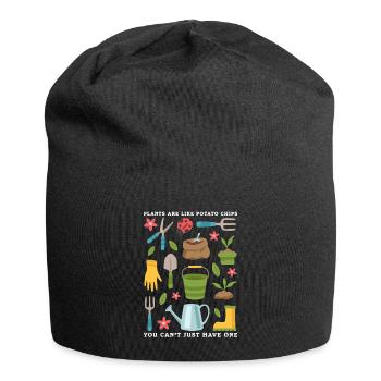 Jardinage Jardinier Hobby Jardinier Cadeau - Bonnet en jersey - noir - Devant