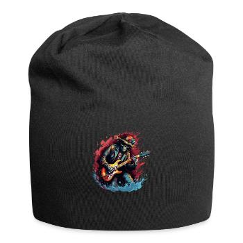 Gitarristen Akustik-Gitarre Country-Musik - Jersey-Beanie - Schwarz - Vorne