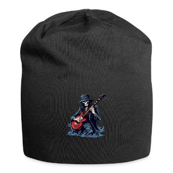 Gitarristen-tshirt E-Gitarren-Saiten - Jersey-Beanie - Schwarz - Vorne