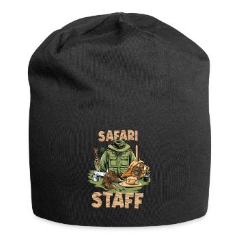 Safari Staff Zoo Keeper Thème - Bonnet en jersey - noir - Devant