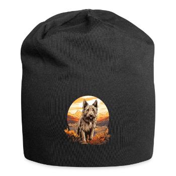 Chien Berger Picard - Bonnet en jersey - noir - Devant
