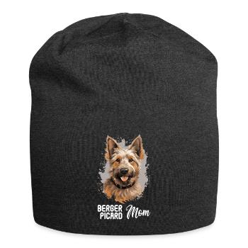 Chien Berger Picard - Bonnet en jersey - charbon - Devant