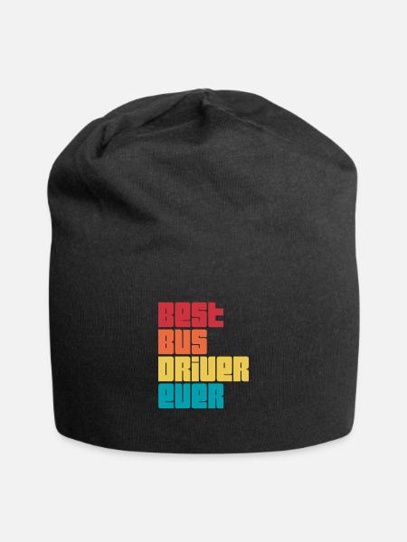 Bus Driver Bus Driver Bus Schuhlbus Gift - Jersey Beanie - black