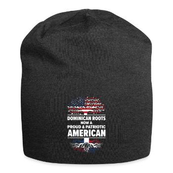 Dominican American Patriot USA Grown Dominican - Jersey Beanie - charcoal grey - Front