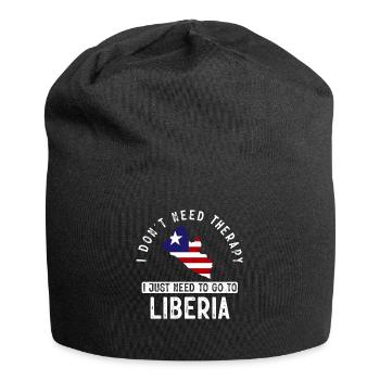 Drapeau du Libéria Libériens - Bonnet en jersey - noir - Devant