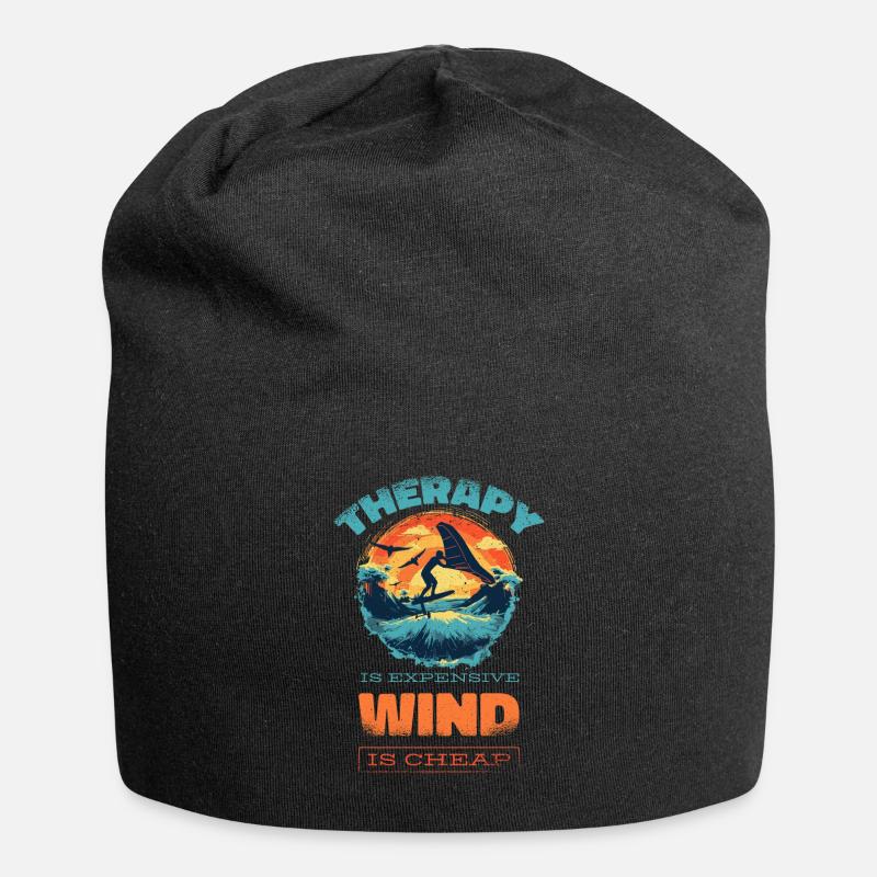 Wingfoil Surfer Wingfoling Accessoires Wing-Foiling - Bonnet en jersey - noir