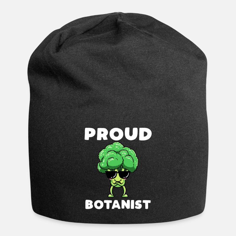 Fier botaniste Brocoli - Bonnet en jersey - noir