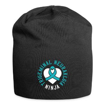 Trigeminusneuralgie Ninja - Monat Des - Jersey-Beanie - Schwarz - Vorne