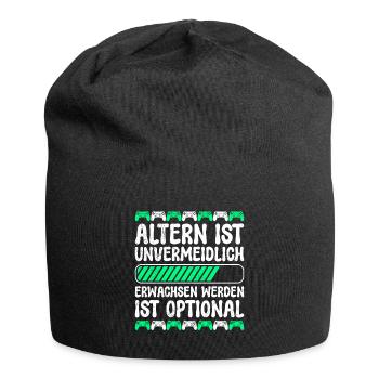 Altern ist Unvermeidlich Retro Zocker B-Day - Jersey-Beanie - Schwarz - Vorne