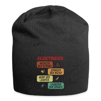 Wächter Bringer Herr Zauberer Elektrotechniker - Jersey-Beanie - Schwarz - Vorne