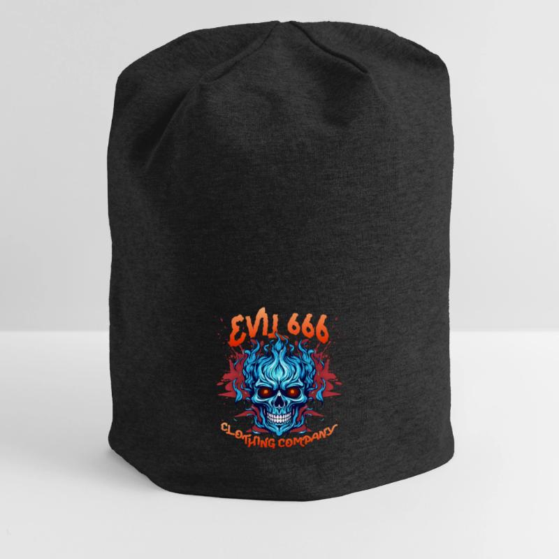 Devil Devil, Evil 666, Comic Devil Satan Saying Jersey Beanie