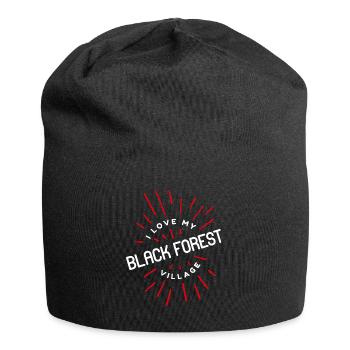 Black Forest Village Village Life Country Egg - Jersey Beanie - black - Front