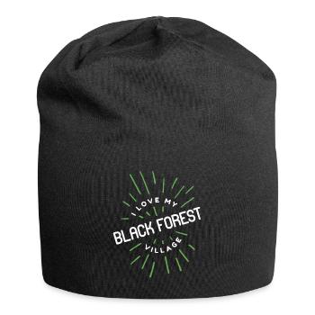 Producteurs d’œufs de campagne de village de fille de la Forêt-Noire - Bonnet en jersey - noir - Devant